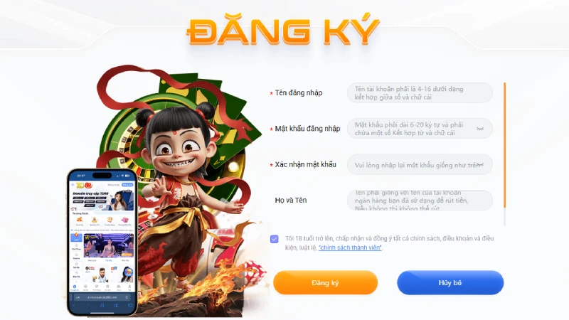 Đăng ký TD88