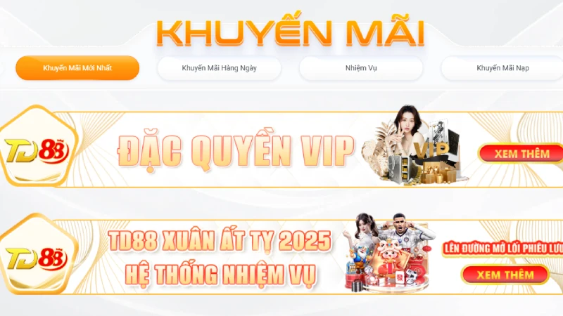 Khuyến mãi TD88 - Cơ hội vàng để tăng lợi nhuận